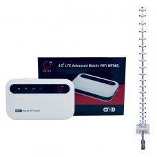 Комплект 4G LTE Wi-Fi роутер Olax MF985 + Антенна Стрела MARKETNET T1727 900/1700-2700 МГц 21 дБ